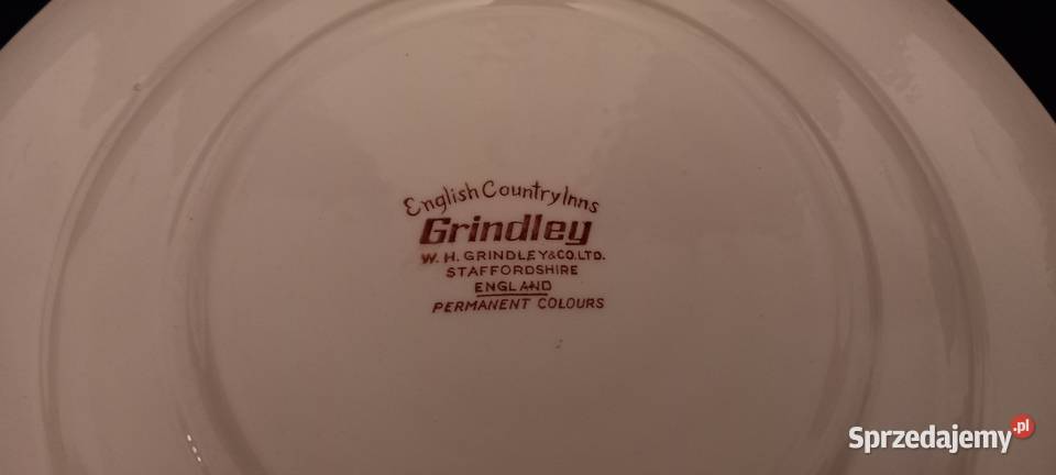 Talerz angielski Grindley Chełm