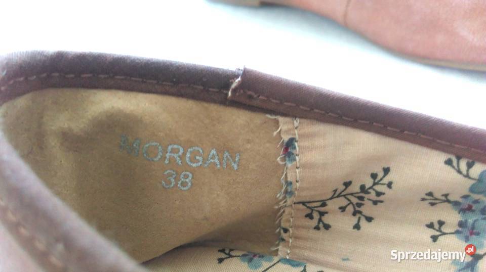 Buty brązowe Baleriny r 375 Morgan stan Białystok sprzedam