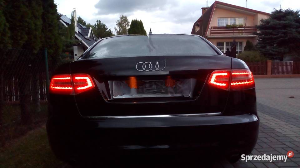 Lampy tylne LED Audi A6 C6 Polift sedan osobowe warmińsko-mazurskie Pasłęk