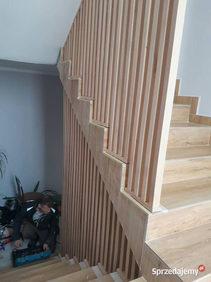 Leżak drewniany Leżaki drewniane duży i masywny Wąchock