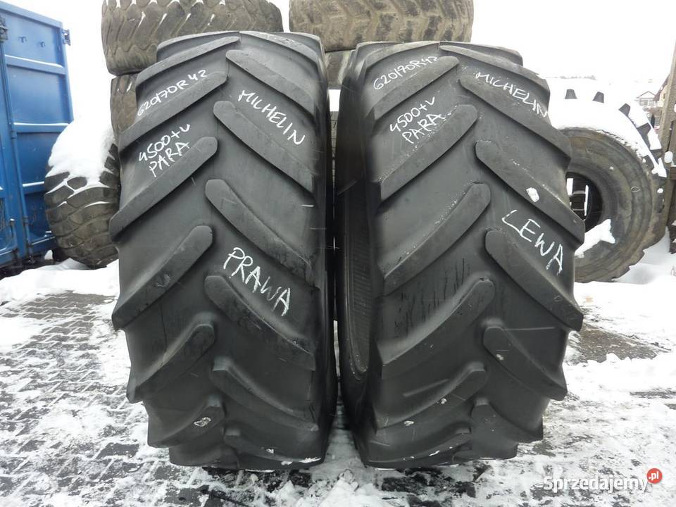 2x Opona używana rolnicza 62070R42 MICHELIN 1600 podlaskie
