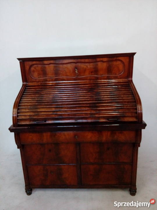 Oryginalny sekretarzyk biedermeier z żaluzją opolskie Opole