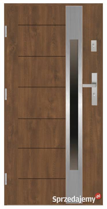 Drzwi wejściowe GADOT 72 mm SI22T CP PIANA PU 90 Ciemniewo