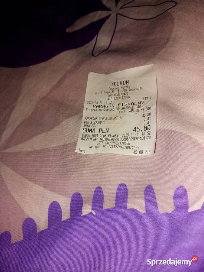 Sprzedam sprawny samsung Galaxy A 40 komplet Ząbki sprzedam