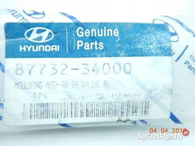 LISTWA DRZWI PRAWY TYŁ HYUNDAI SONATA 9495 sprzedam