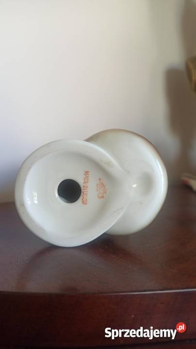 Wydra z rybą figurka Łomonosow Bez sygnatury pomorskie Gdańsk