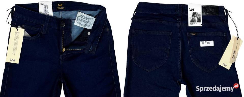 Spodnie damskie Lee Scarlett Skinny Electric Pisz