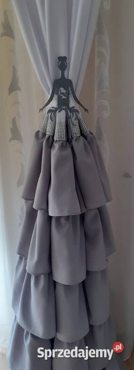 Zasłony z falbanami mazowieckie