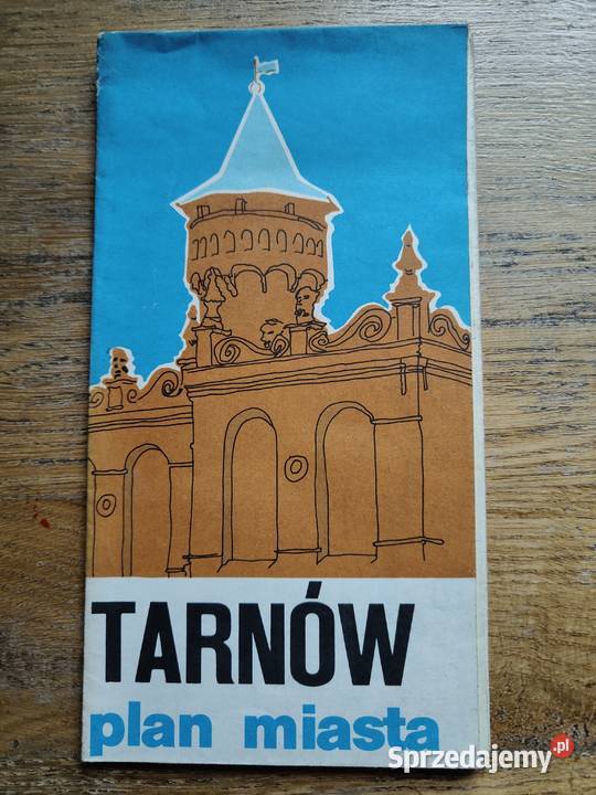 Tarnów plan miasta małopolskie Kraków sprzedam
