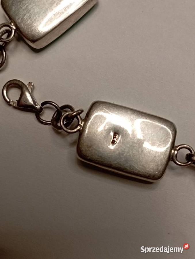 Bransoletka srebrna turkus Radom