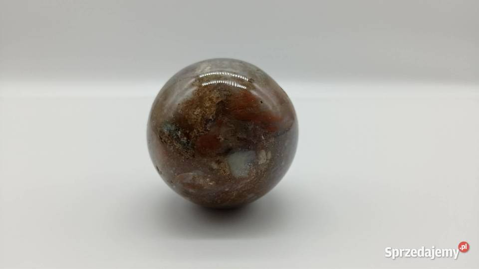 Kolekcjonerski Jaspis piękna kula sfera 55mm Olsztyn sprzedam