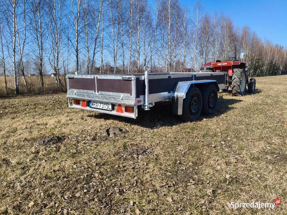 Przyczepka sam dwuosiowa Ruda Wielka