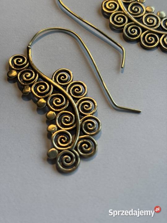 Kolczyki Boho spiralne Bydgoszcz sprzedam
