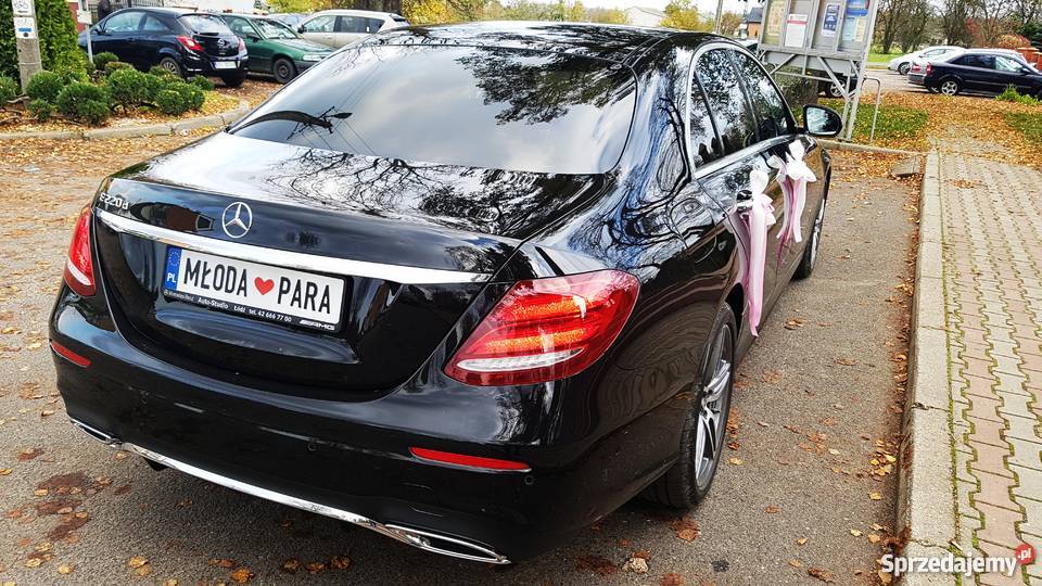 MERCEDES Czarna Limuzyna AMG do ślubu Wynajem usługa