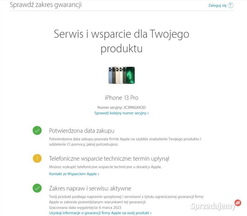 iPhone 13 Pro 256GB Graphite Bateria 97 Hrubieszów sprzedam