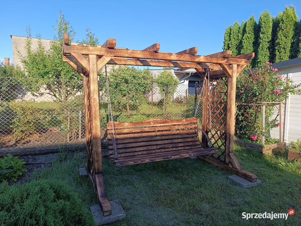 Huśtawka ogrodowa z pergola Poznań