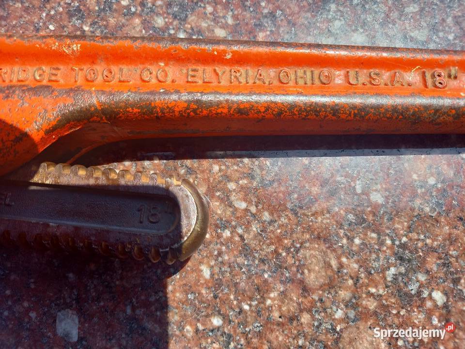 Ridgid Klucz do rur 18 Klucze hydrauliczne