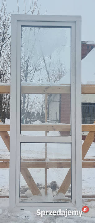 OKNA KacprzaK Okno Balkonowe 88X246 Używane PCV Siedlce