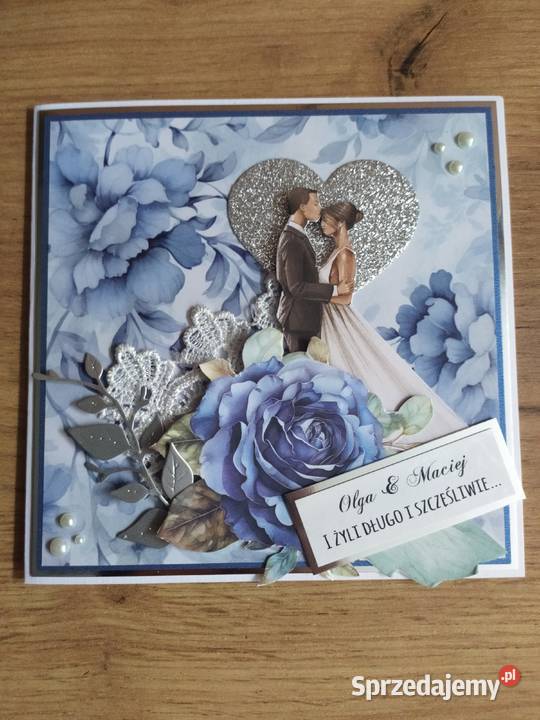 Kartki ślubne jubileuszowe Rękodzieło artystyczne Konin