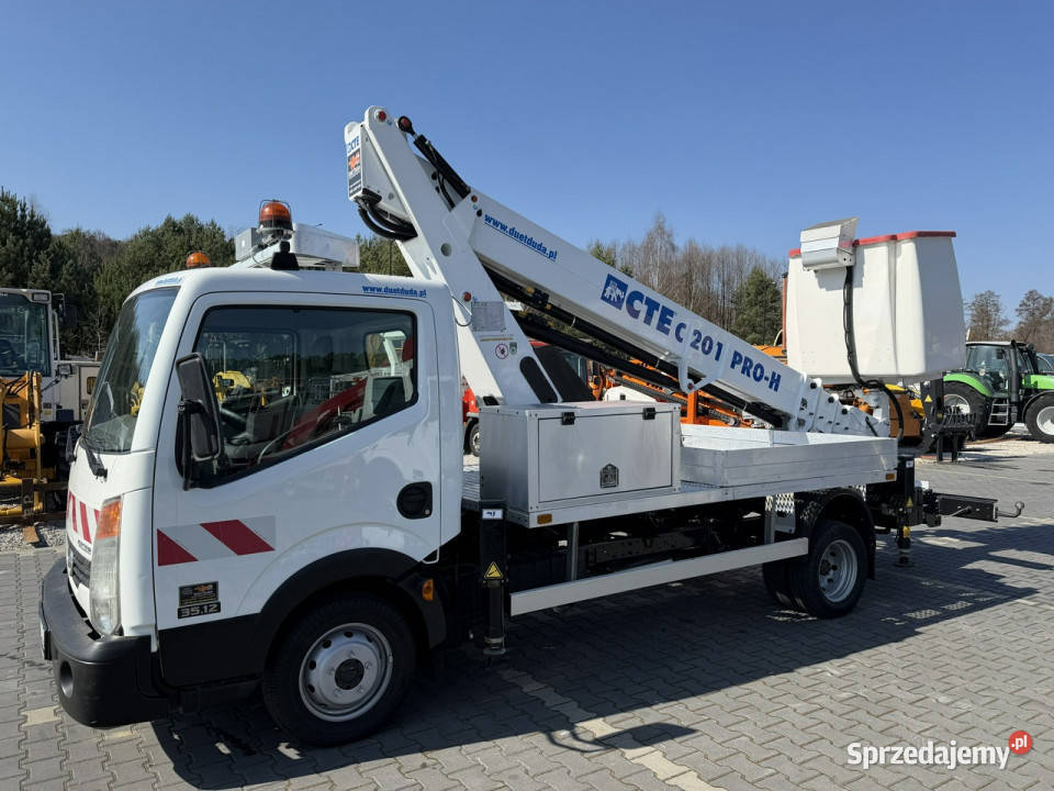 Nissan Cabstar Podnośnik Koszowy 20m CTE 201 PRO pełny VAT Nissan Widełki sprzedam