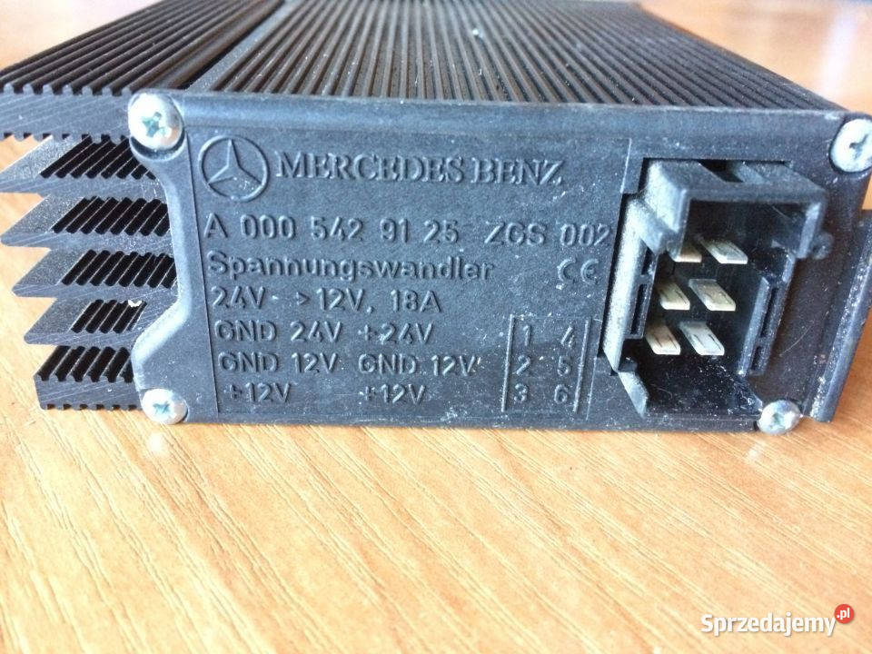 Przetwornica Actros Axor Atego 0005429125 18A ciężarowe lubuskie sprzedam