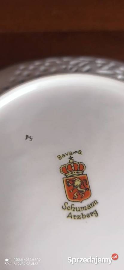 Talerz do powieszenia scena dworska Ażur Gdańsk