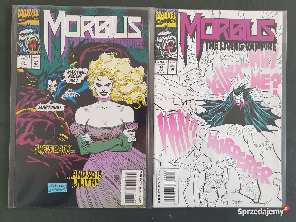 Morbius zestaw 10 komiksów Marvel USA Gdynia