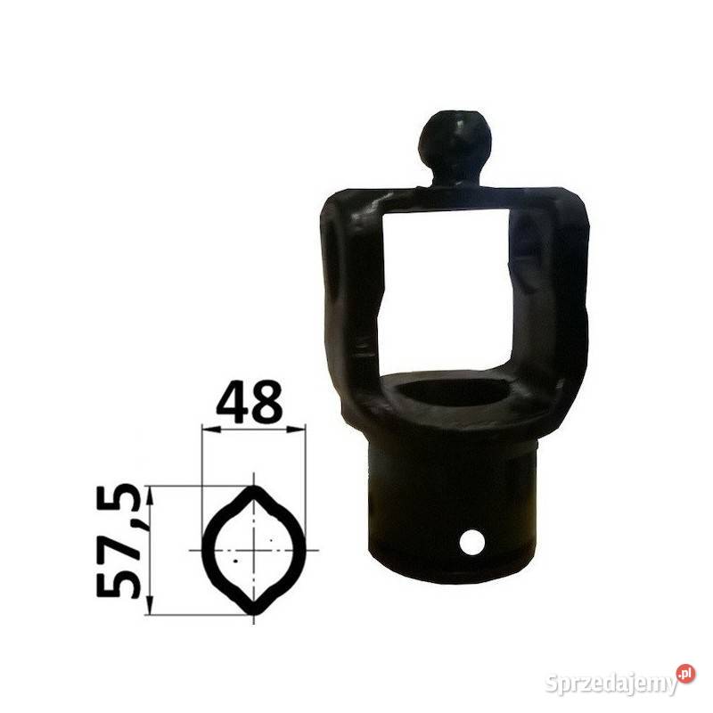 Widłak profilowy na rurę 48x575 27X102 Rolnictwo Kamionna