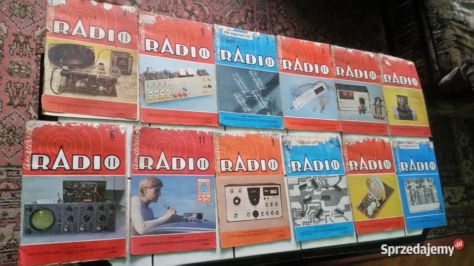 AMATERSKE RADIO 22 sztuki rzadkich egzemplarzy Suszec