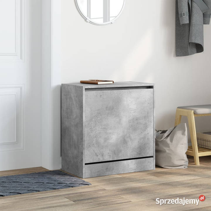 Szafka na buty szarość betonu 60x34x635 WM839941 Warszawa sprzedam