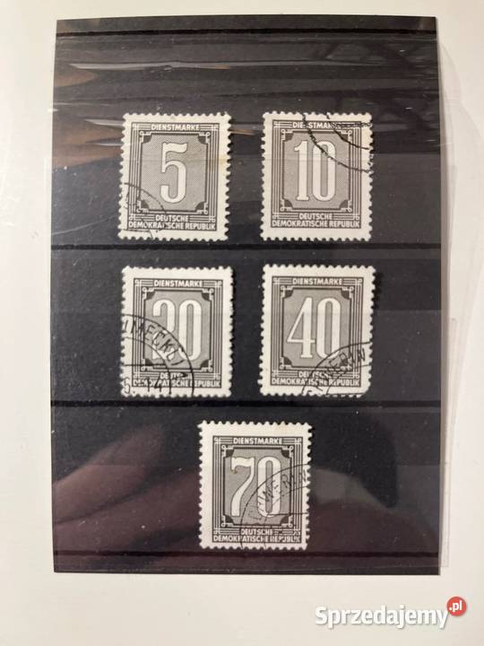 Znaczki niemieckie NRD Bielsko-Biała