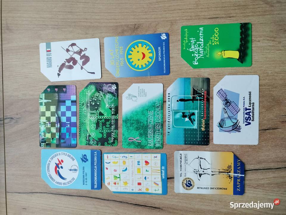 Karty telefoniczne lata 90 12 Nagano order Choszczno