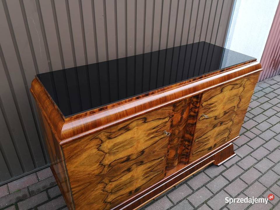 Komoda Pomocnik ARTDECO Orzech Stara Antyk Swarzędz