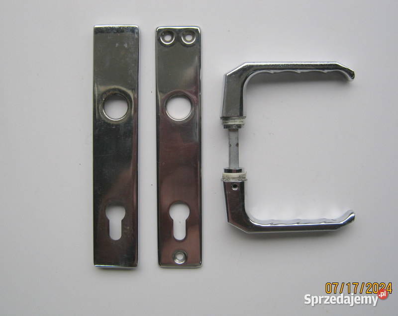 Klamka z szyldem pobielana Kraków