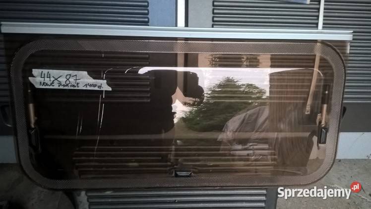nowe okno przyczepa kamper 44 x 87 brązowe Mińsk Mazowiecki sprzedam