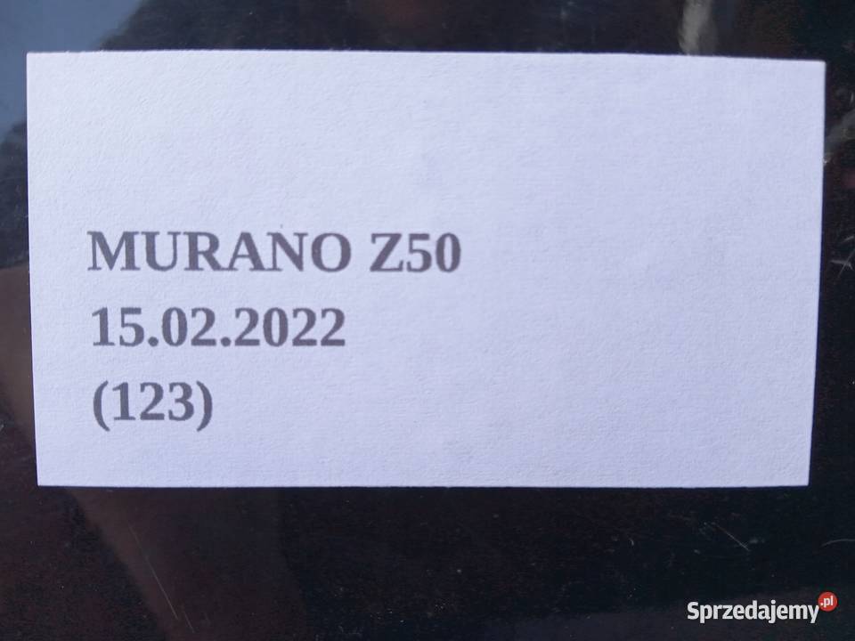 KLAPKA WLEWU PALIWA NISSAN MURANO Z50 3
