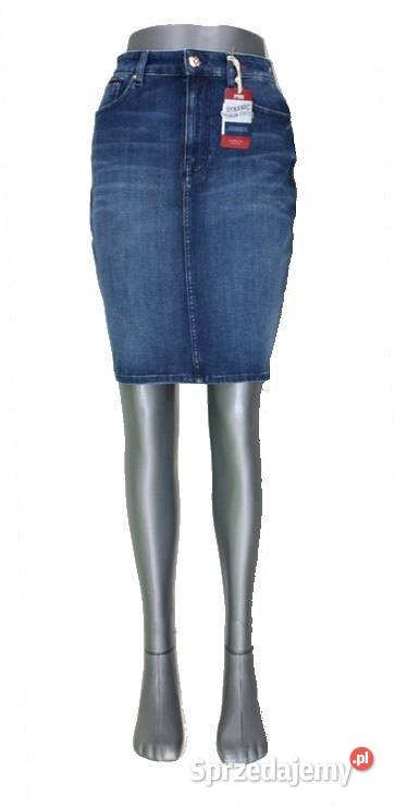 Tommy Hilfiger spódnica jeansowa TJ High Waist