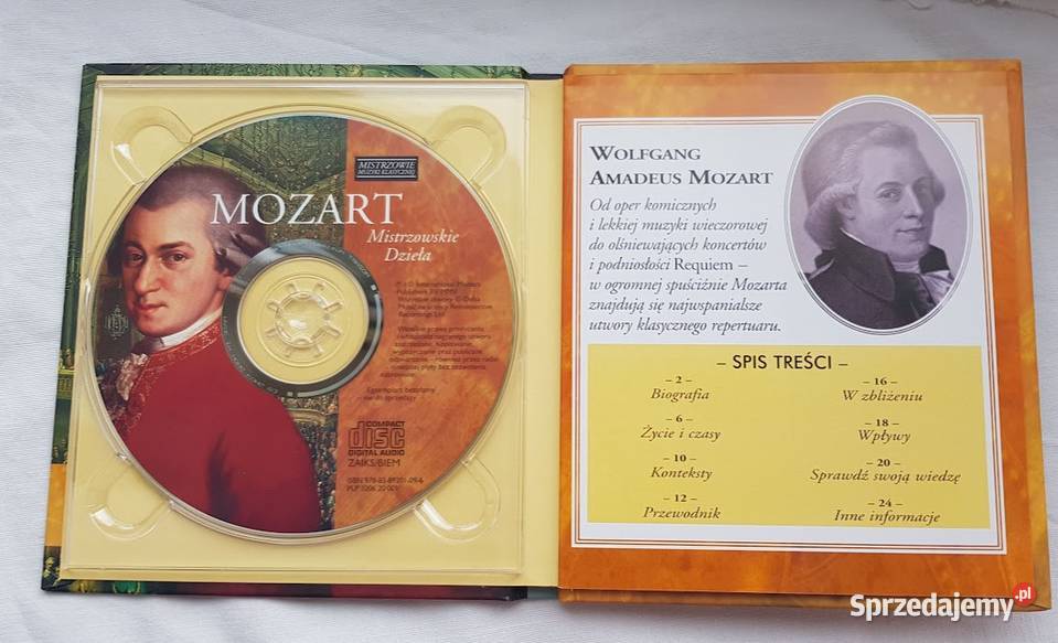 Płyta CD Mozart Mistrzowskie Dzieła Bach Wielcy lubuskie sprzedam
