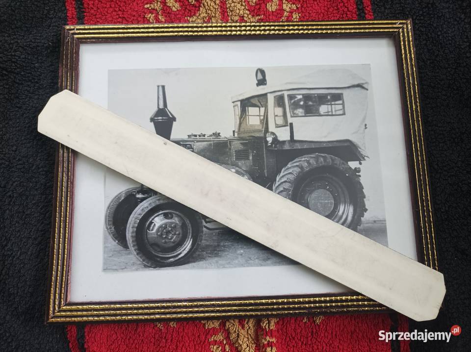 Obrazek zdjęcie z ciągnikiem Ursus C 45 pamiątka Pozostałe Lublin sprzedam