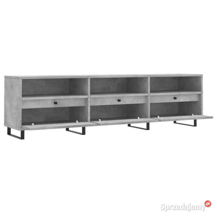 Szafka pod TV szarość betonu 150x30x445 WM831304 Warszawa