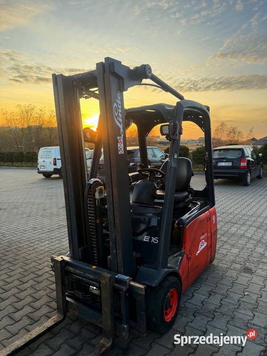 wózek widłowy elektryczny LINDE E16C Triplex 46m elektryczny łódzkie