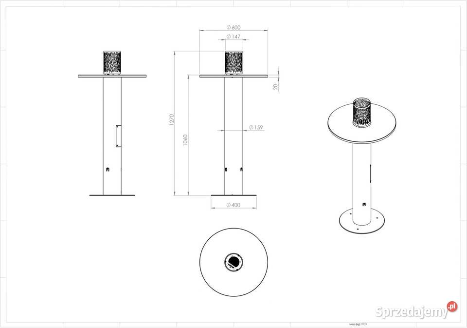 HITZE Gazowy ogrzewacz tarasowy i ogrodowy Poznań
