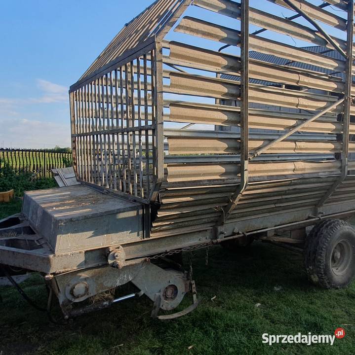 Przyczepa samozbierajaca Przyczepy rolnicze Stara Prawda