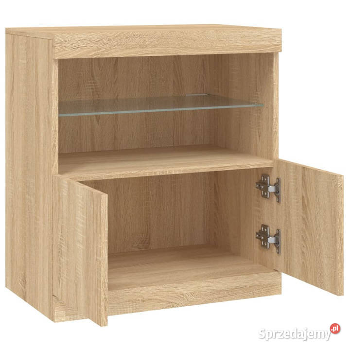 Szafka z oświetleniem LED dąb sonoma 60x37x67 Warszawa