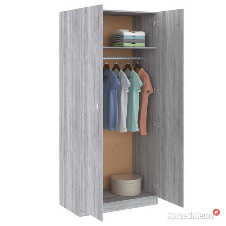 Szafka szary dąb sonoma 90x52x200 materiał mazowieckie Warszawa