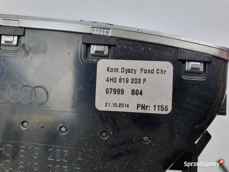 KRATKA NAWIEWU AUDI A8 L D4 4H0819203F kujawsko-pomorskie Lipno sprzedam