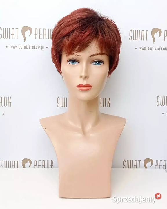 Krótka peruka syntetyczna Końskie