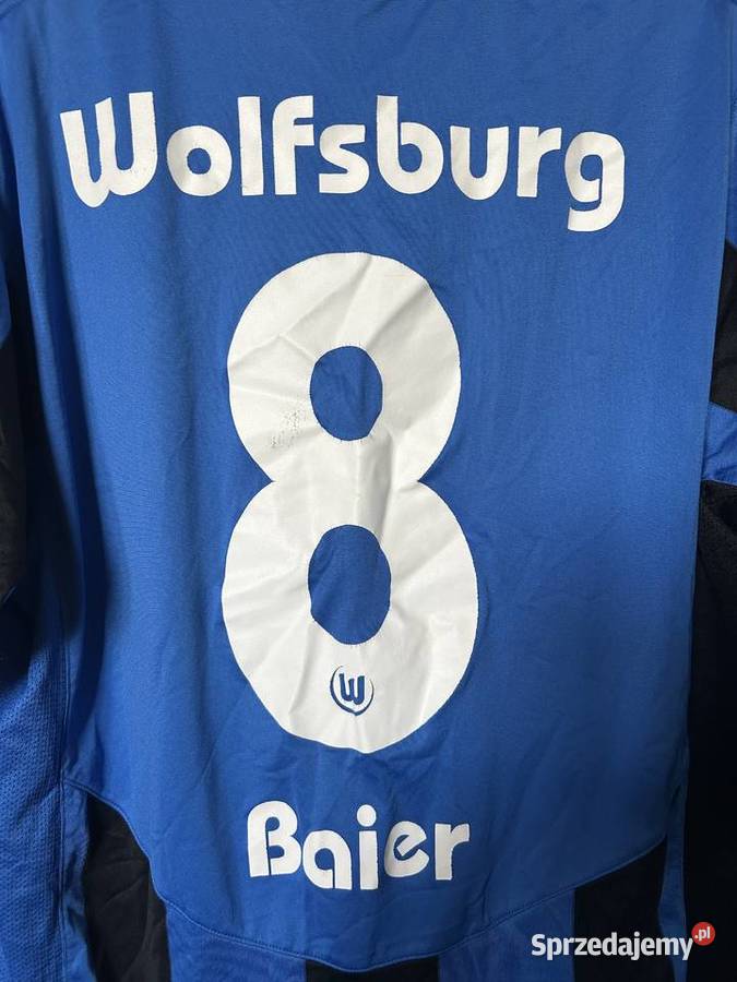 Vfl WOLFSBURG 8 BAIER Away 2007 2008 Nike L dolnośląskie Wrocław