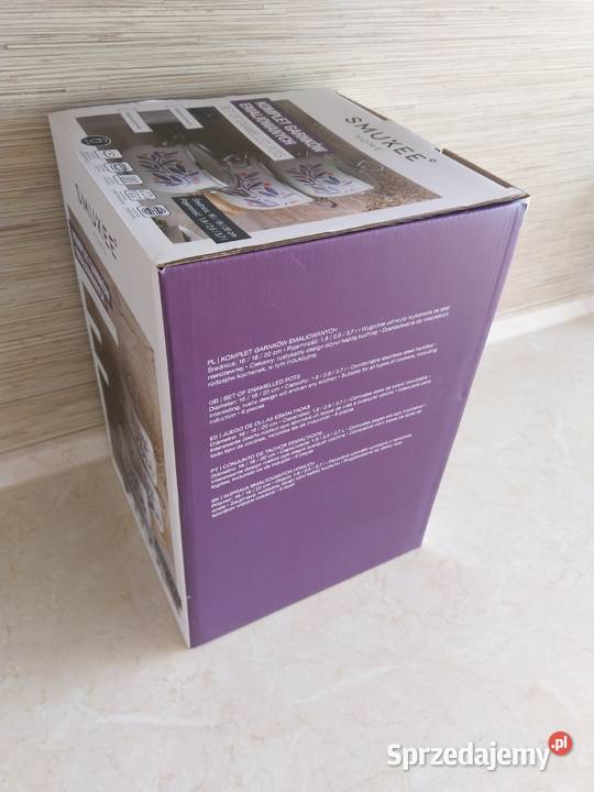 NAJTANIEJ Zestaw Garnków Emaliowanych Pokrywkami Zabrze