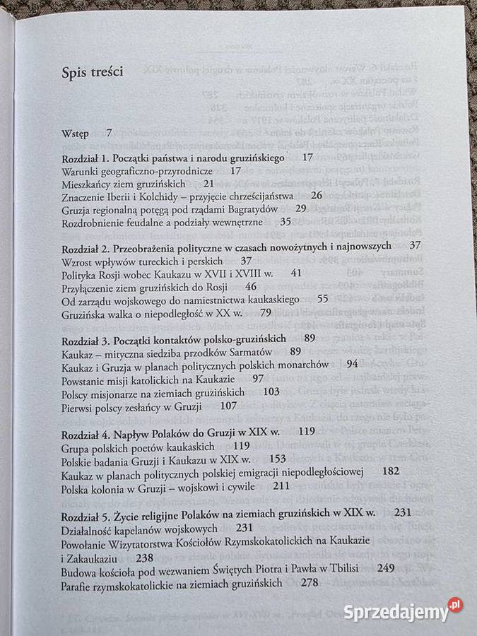 Polacy w Gruzji Andrzej Furier ISBN 9788374361958 Kraków